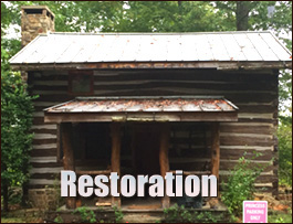 Historic Log Cabin Restoration  Mackville, Kentucky